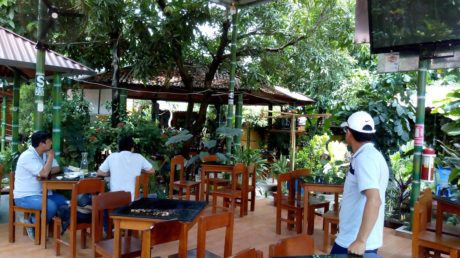 Instalaciones de Los Ficus Recreo Marisquería en Bagua Grande